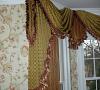 Custom Window Treatments: Design and Selection of Fabric and Trim, New Wallcovering and Furnishings for a Dining Room Remodel; Marietta, Georgia